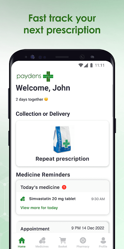 Paydens: NHS Prescriptions screenshot 2