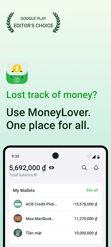 Money Lover: Expense Tracker & Budget Planner screenshot 1