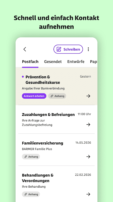 BARMER-App screenshot 5