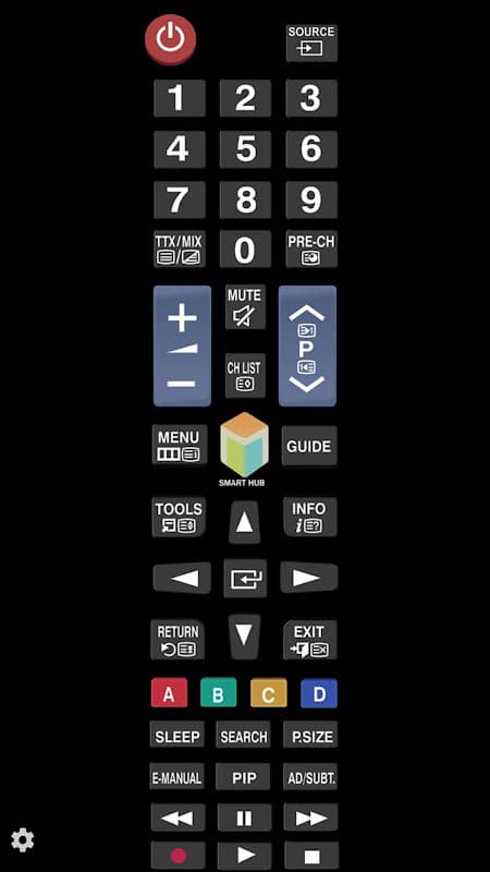 TV (Samsung) Remote Control screenshot 1