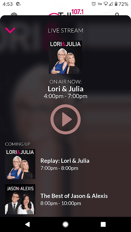 myTalk 107.1 screenshot 2