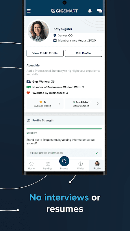 GigSmart Get Gigs screenshot 4