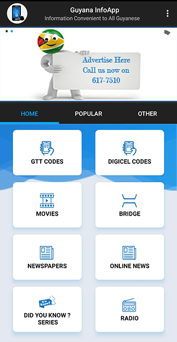 Guyana InfoApp screenshot 1