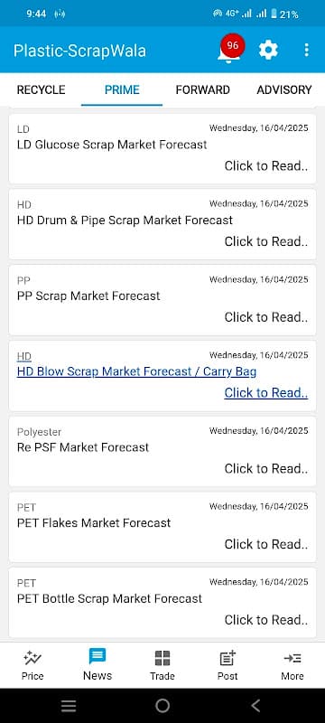 Plastic Scrap Wala Price News screenshot 4