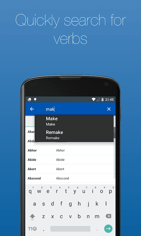 English Verb Conjugator screenshot 2