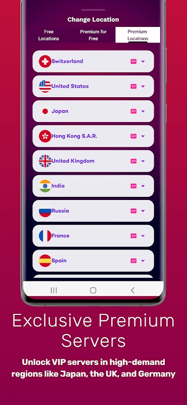 VPN Space - Secure VPN Proxy screenshot 4