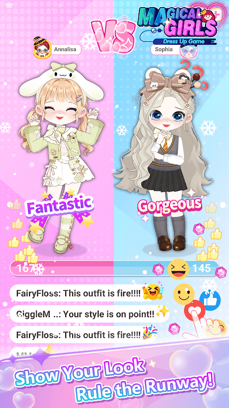 Magical Girls: Dress Up Game screenshot 2