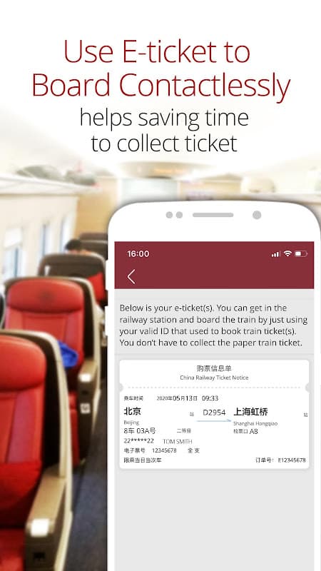 China Train Booking screenshot 3