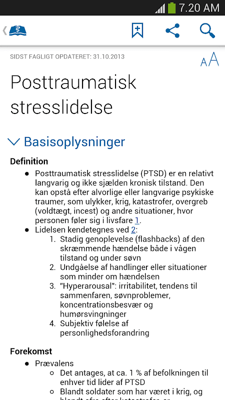 Lægehåndbogen screenshot 3