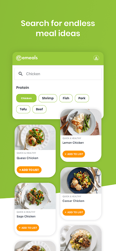 eMeals - Meal Planning Recipes screenshot 5