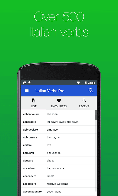 Italian Verb Conjugator screenshot 1