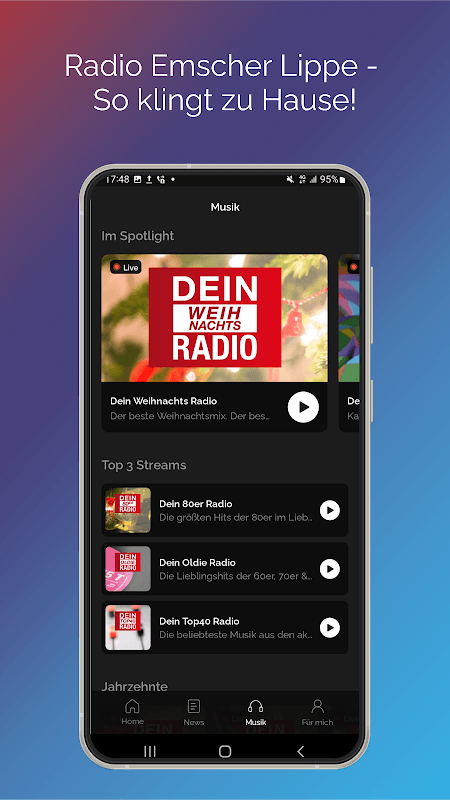 Radio Emscher Lippe screenshot 3