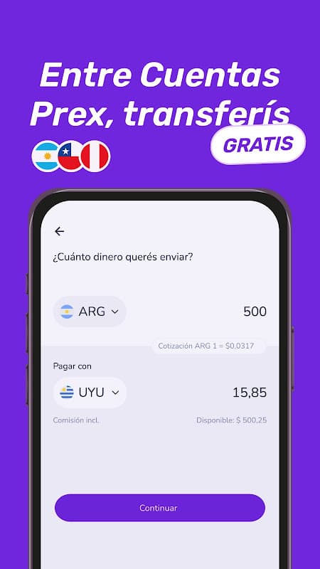 Prex Uruguay screenshot 3
