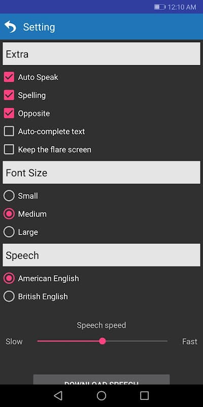 Golden Dictionary (EN-AR) screenshot 4