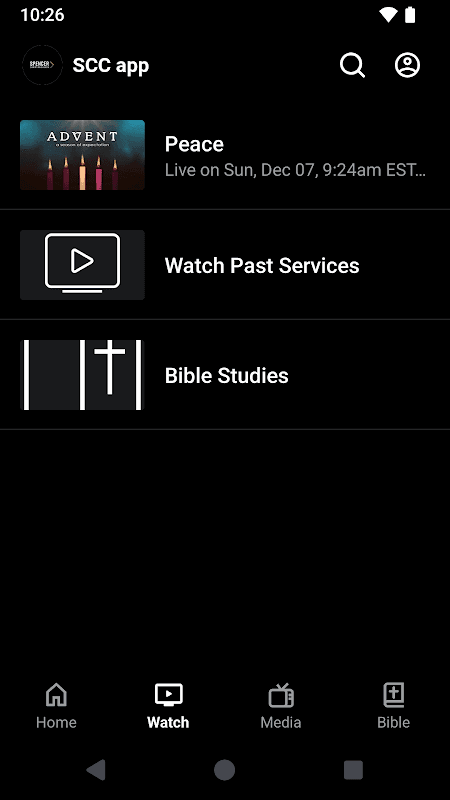 Spencer Christian Church screenshot 2
