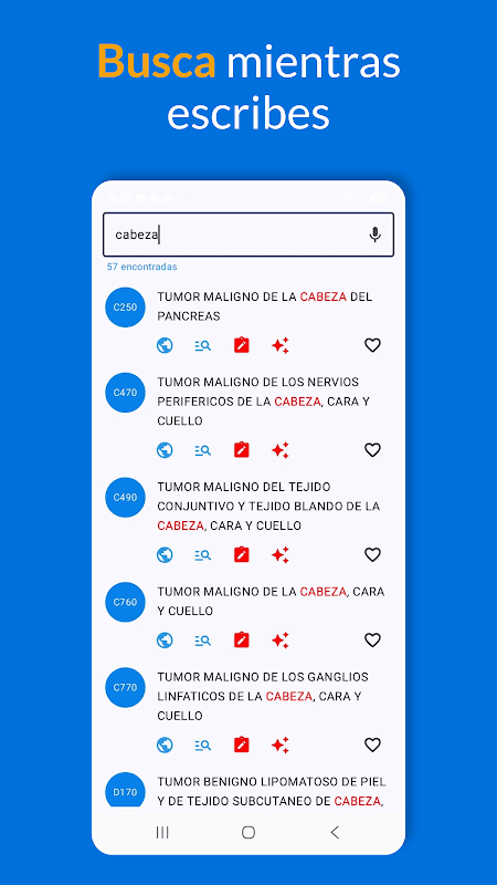 CIE10 (Español) screenshot 3