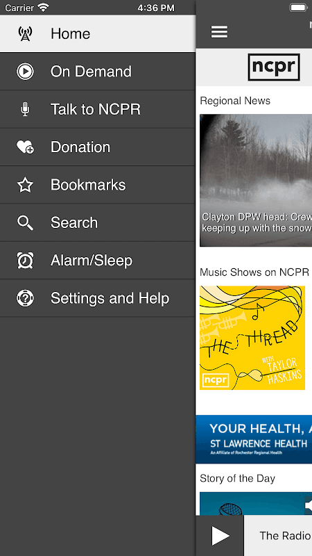 NCPR Public Radio App screenshot 3