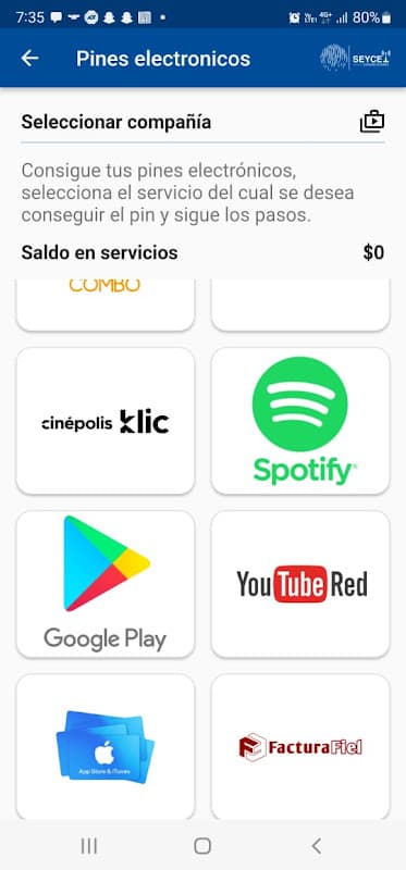 Recargas Electronicas Seycel screenshot 5