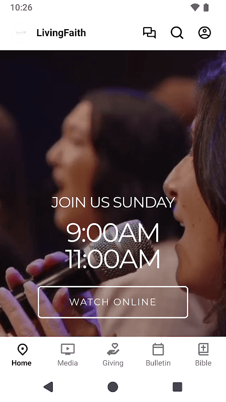 Living Faith Christian Church screenshot 1
