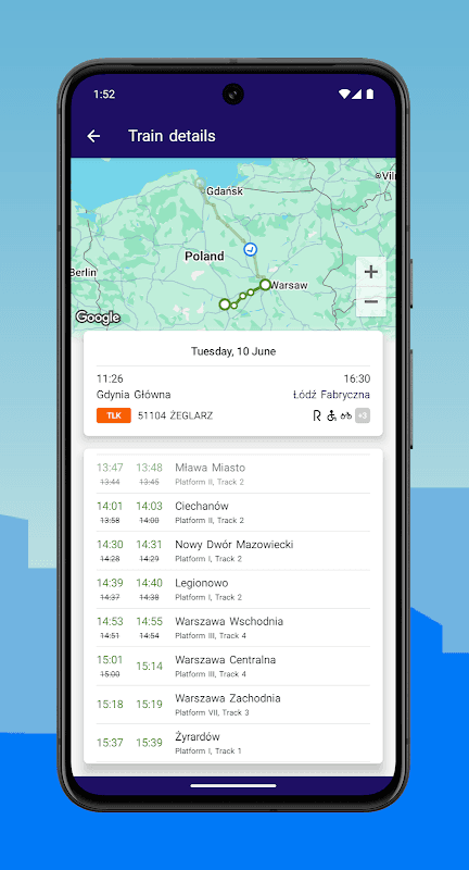 KOLEO - PKP timetable screenshot 5
