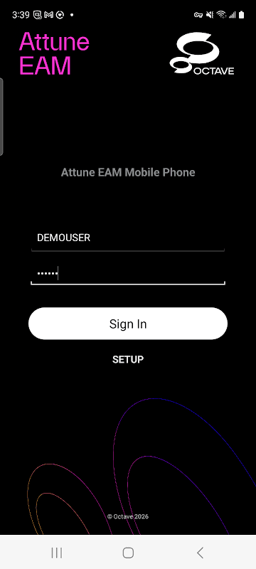 Octave Attune EAM Mobile Phone screenshot 1