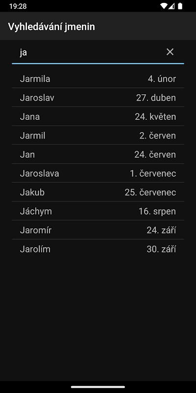 Kalendář CZ screenshot 6