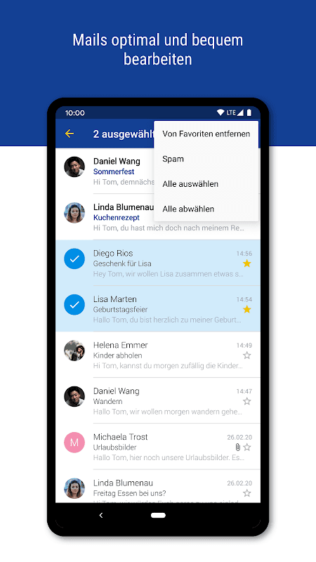 1&1 Mail screenshot 4