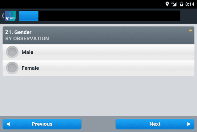 Ipsos iField screenshot 6