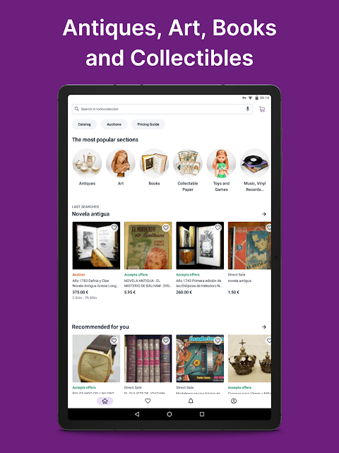 todocoleccion auctions screenshot 6