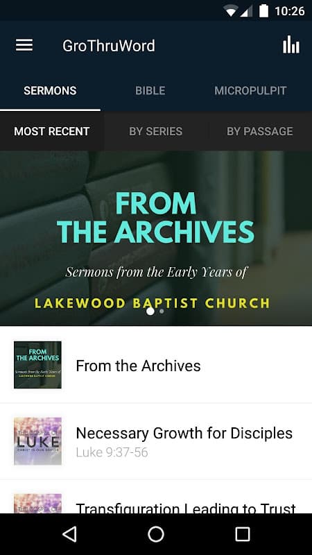 Growing through God's Word screenshot 1