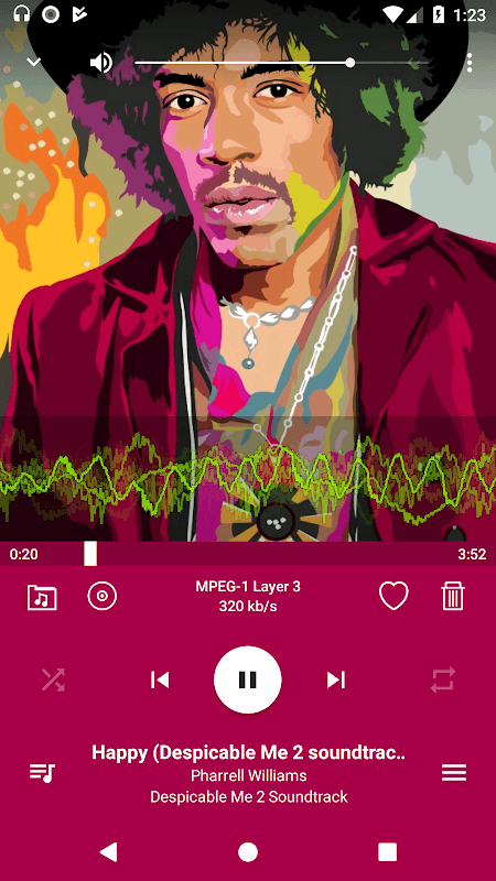 WinVibe Music Player screenshot 2