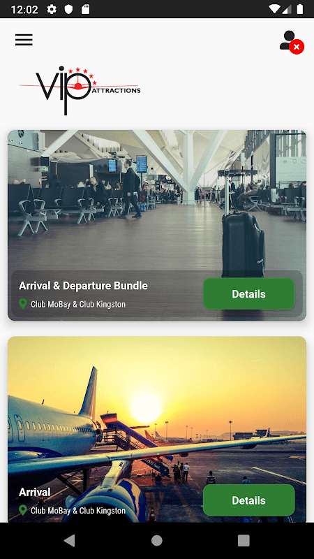 VIP Attractions Booking App screenshot 1