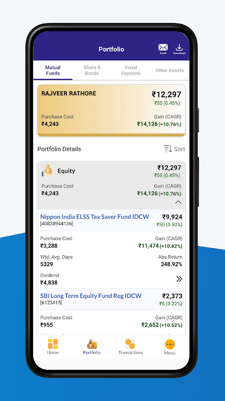 Mutual Fund, SIP - MF Bazaar screenshot 5
