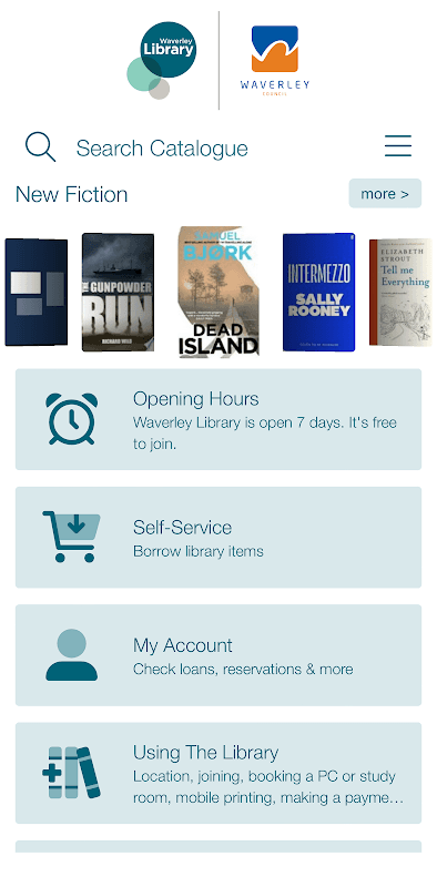 Waverley Library App screenshot 1