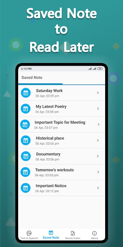 Text to Speech for All App (TTS) screenshot 6