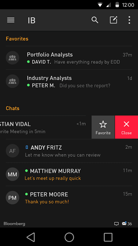 Bloomberg Professional screenshot 1