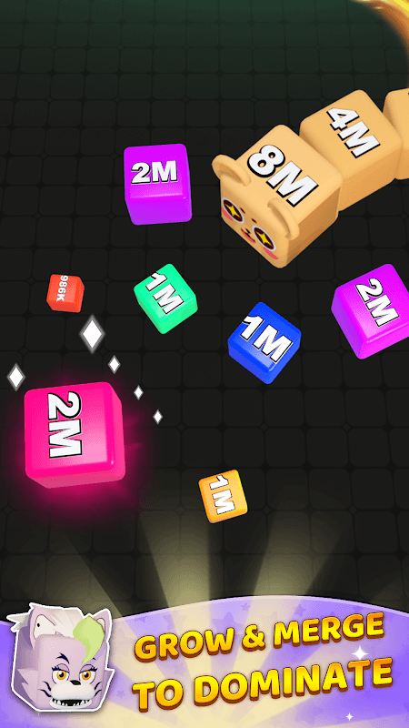 Jelly Cube Run 2048 - Merge io screenshot 2