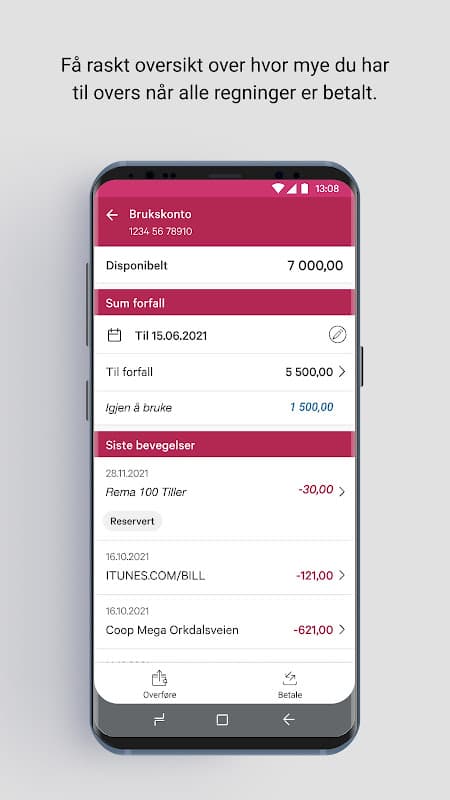 KLP Mobilbank screenshot 2