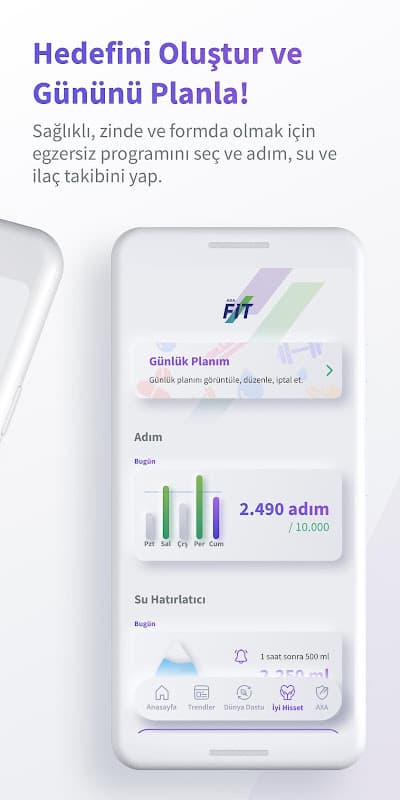 AXAFit screenshot 2