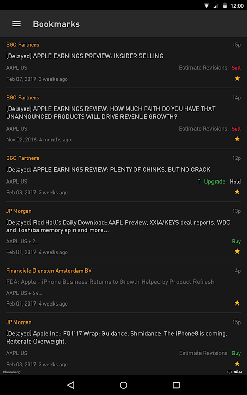 Bloomberg Professional screenshot 4