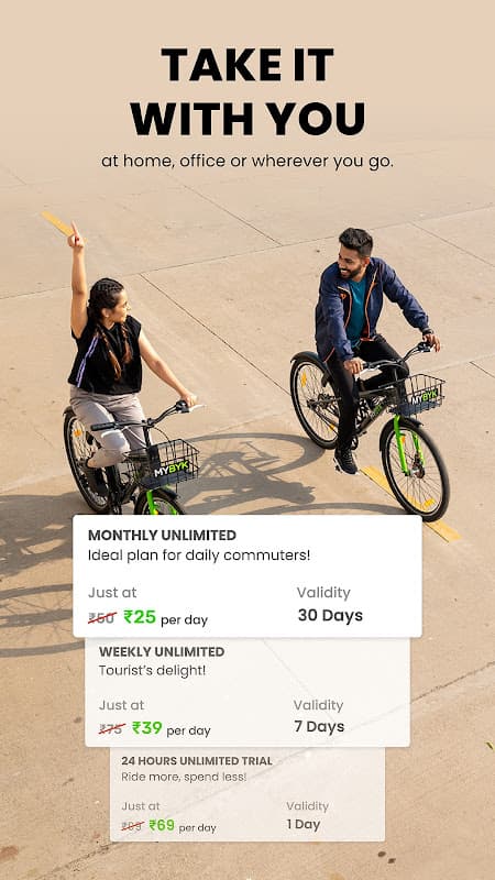 MYBYK | Bicycle Rental & Sharing screenshot 2
