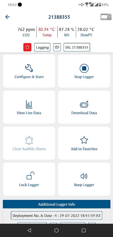 HOBOconnect screenshot 2