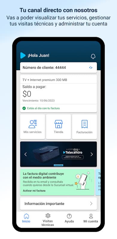 Telecentro Sucursal Virtual screenshot 1