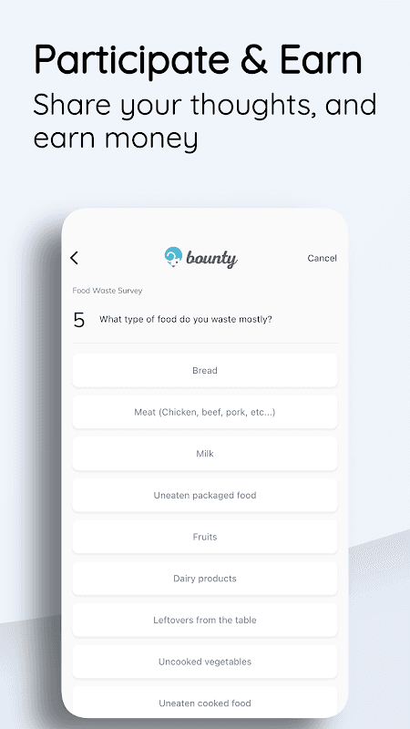 Bounty - Do Survey, Earn Money screenshot 5