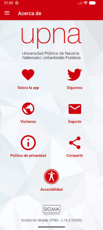 UPNA Academic Mobile screenshot 6