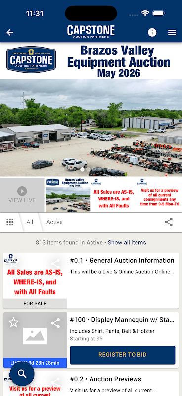 Capstone Auction Partners screenshot 2