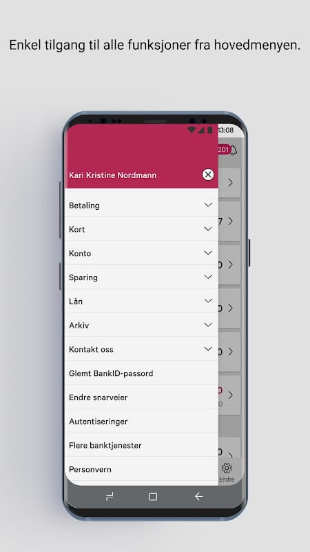 KLP Mobilbank screenshot 3