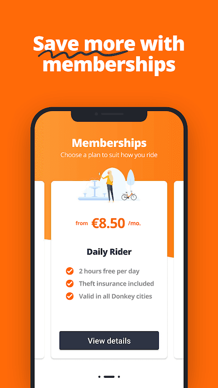 Donkey Republic - city bike-share and bike rental screenshot 5