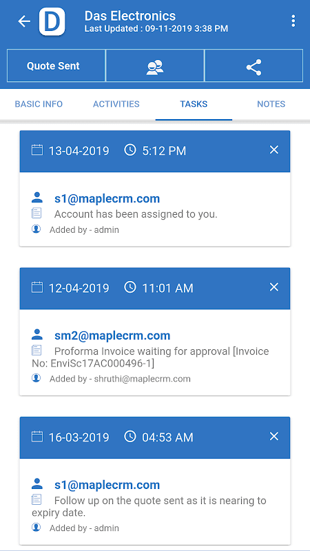 Maple CRM screenshot 5