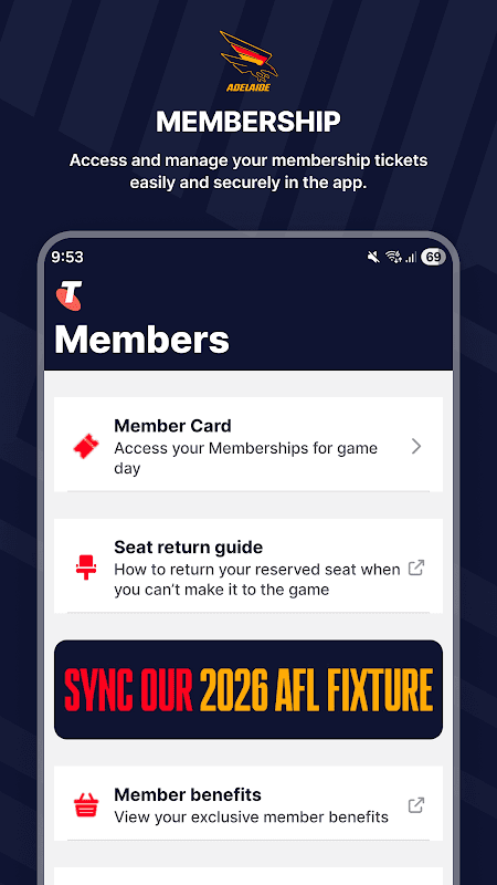 Adelaide Crows Official App screenshot 5